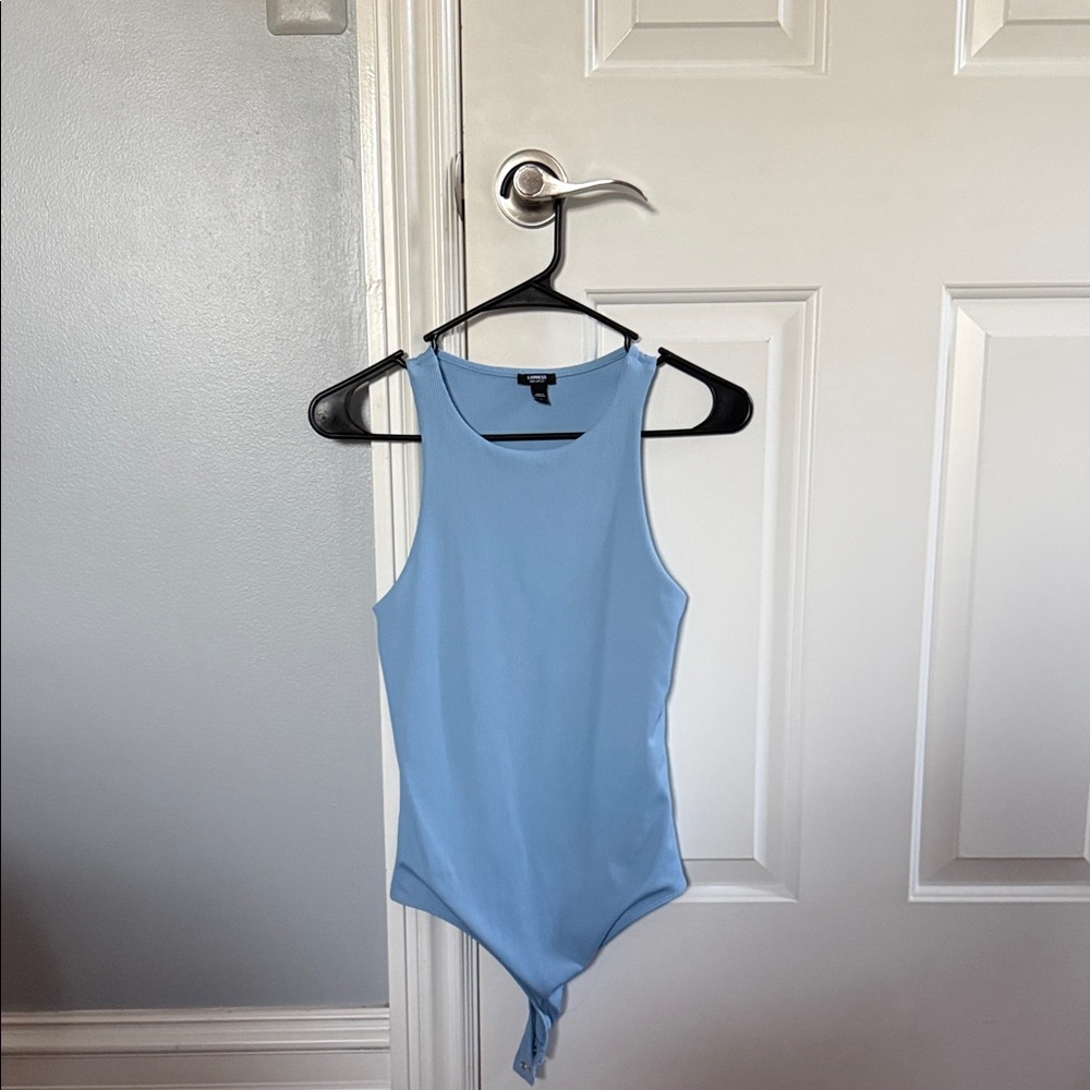 Express Light Blue Women's Bodysuit